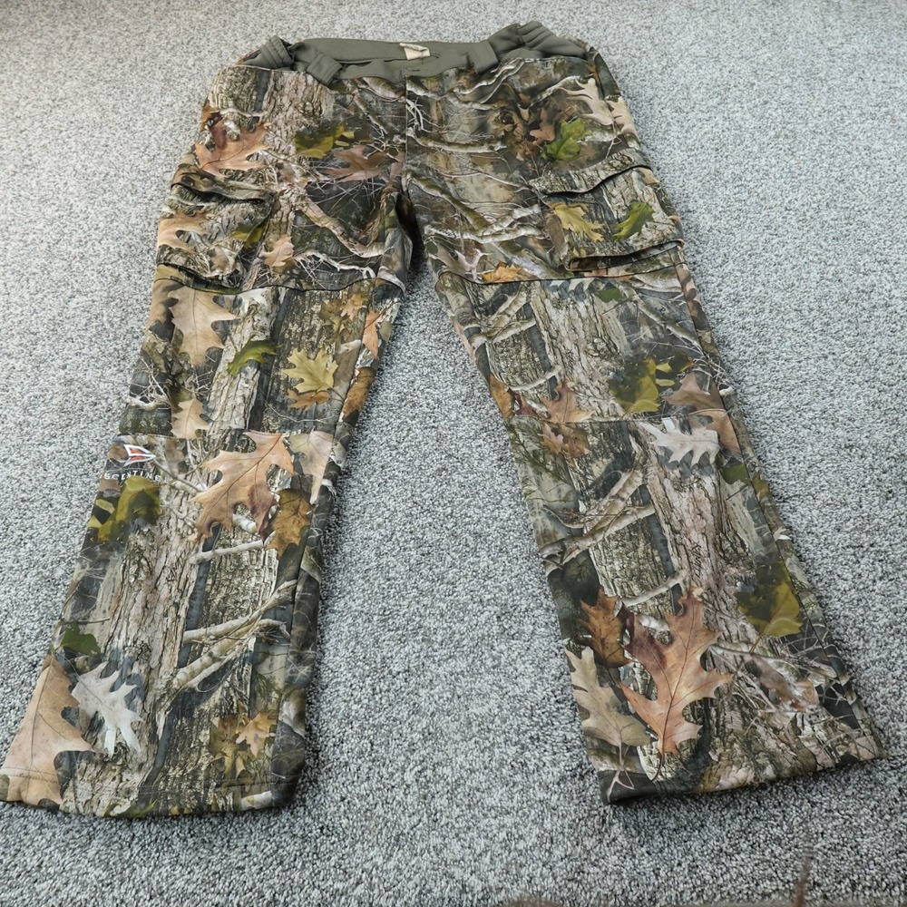RedHead Pants Mens 2XL Brown Green‎ Camo Cargo Outdoor Hunting Stretch Scentinel